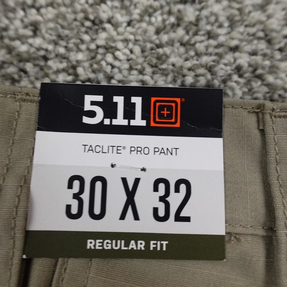 NEW 5.11 Tactical Pants Mens 30X30 Beige Taclite Pro Ripstop Cargo‎ Utility Work